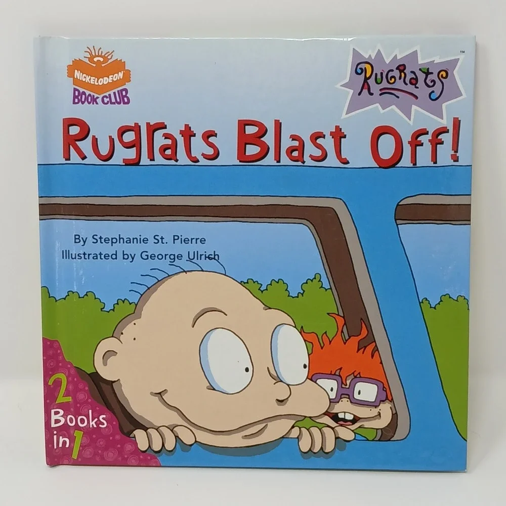 VTG RUGRATS Childrens‎ Mixed Lot Of 4 Nickelodeon Book Club Hardcover Tommy